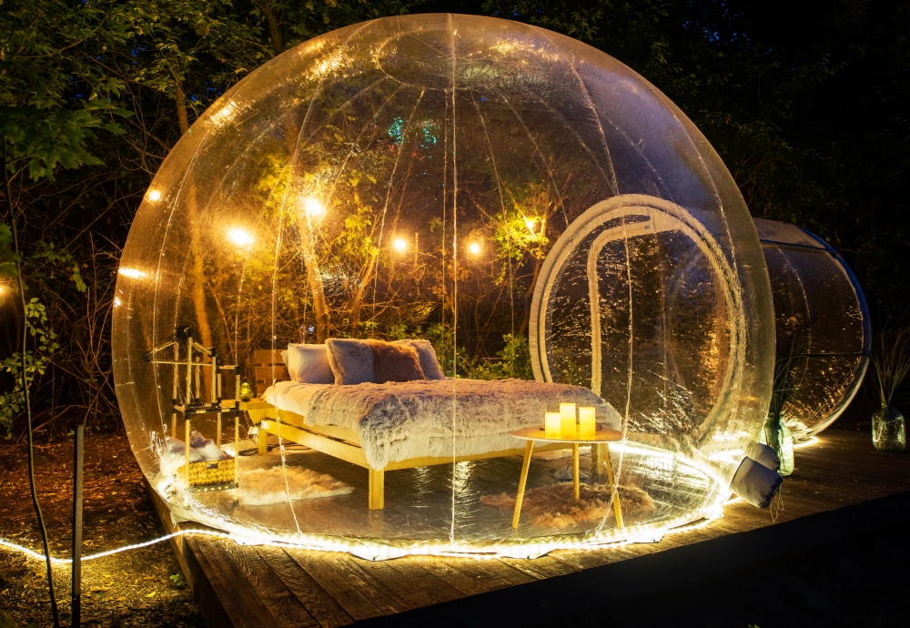 outdoor garden bubble tent